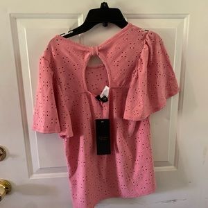 Peach blouse